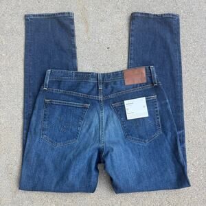 AG Adriano Goldschmied Men's Straight Jeans - Dark Blue